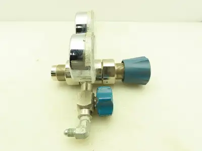Airgas Y12-N245D High Purity Brass Two-Stage Gas Regulator