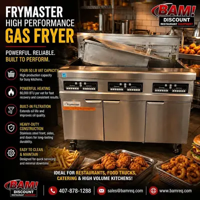 Frymaster FPPH355 Natural Gas 150 lb. 3 Unit High-Efficiency Gas Floor Fryer System with CM3.5 Controls - 240,000 BTUFrymaster FPPH355 Natural Gas 150 lb. 3 Unit High-Efficiency Gas Floor Fryer System with CM3.5 Controls - 240,000 BTU