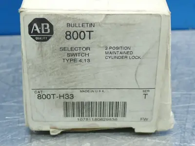 NEW ALLEN BRADLEY 800TH33