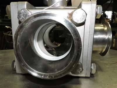 USED TOP LINE 3 WAY SANITARY VALVE 3" THREE WAY