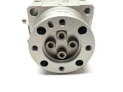 USED SMC DOUBLE VANE ROTARY TABLE CYLINDER 90-DEGREE SIZE 20