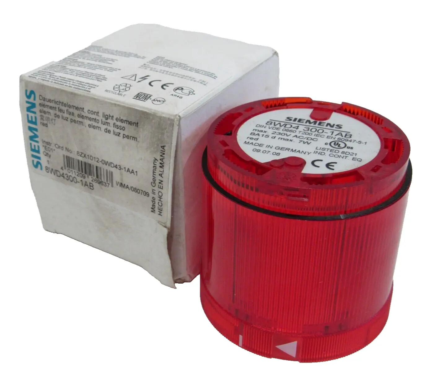 NEW SIEMENS 8WD4-300-1AB LIGHT ELEMENT 8WD43001AB