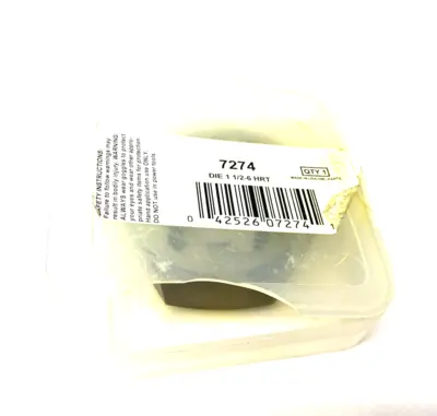 USED IRWIN® HANSON® FLAT HEX RETHREADING DIE, 1-1/2-6 UNC THREAD