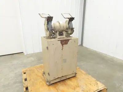 Showa SGK-N Bench Grinder Dust Collector Stand 8" 3000 RPM 230V 3Ph