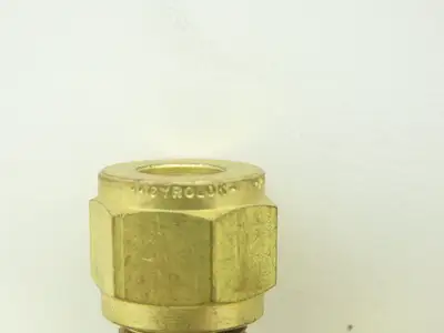 Gyrolok Brass Union Tee Connector Compression Fitting  5/16" Tube OD  LOT OF 12