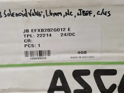 USED ASCO JBEFXB202G012E