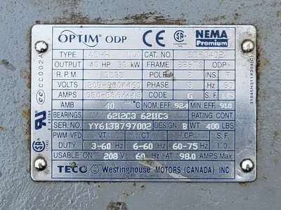 USED TECO-WESTINGHOUSE SDP0402