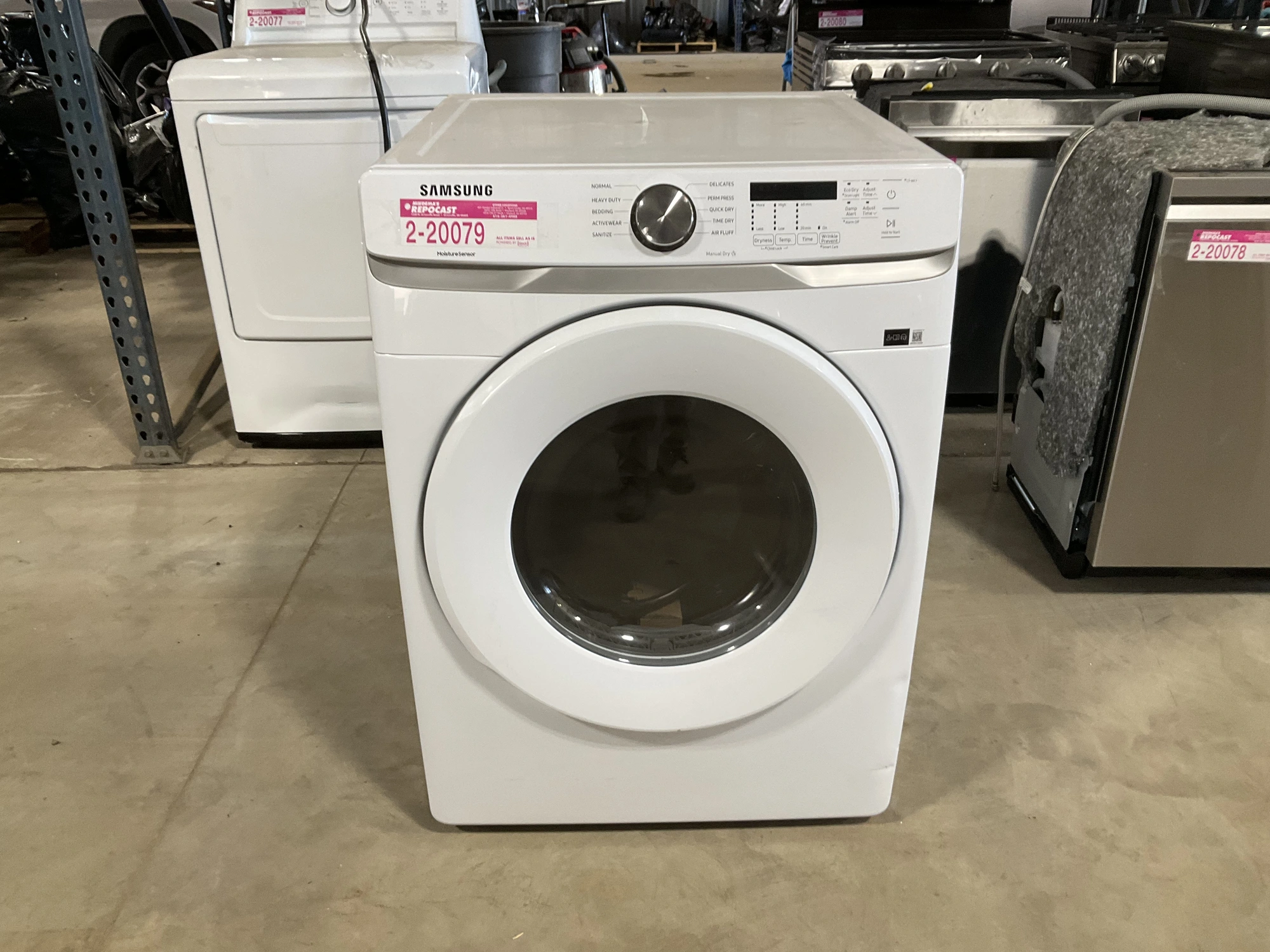 Used SAMSUNG DVE45T6000W Residential Appliances Michigan US | Miedema Asset Management Group #1577969