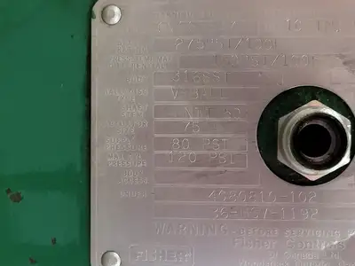 USED FISHER CONTROLS V100-1066SR
