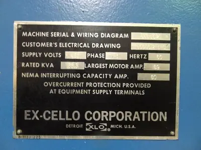 Used 1977 EX-CELL-O 3251S Spline Rollers Ohio US | RAB Industries, Inc. #183943