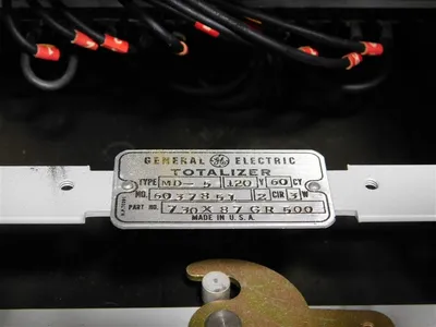 General Electric MD-5 Totalizer Contact Type D-7 Ratio 2 to 13 W 120V 60Hz Used