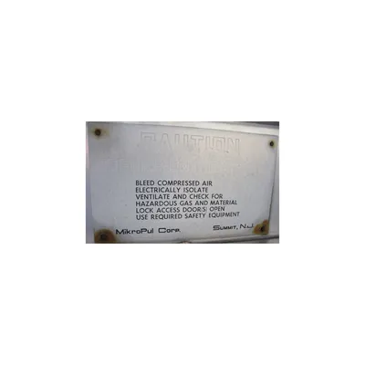 Used 600 CFM Mikro-pulsaire Stainless Steel Bin Vent Fabric Filter