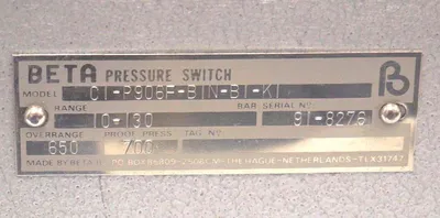 NEW BETA CI-P906F-BIN-BI-KI PRESSURE SWITCH CIP906FBINBIKI