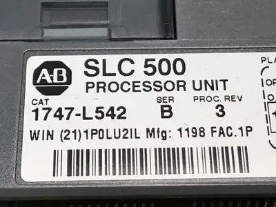 USED ALLEN BRADLEY 1747-L542 SER B