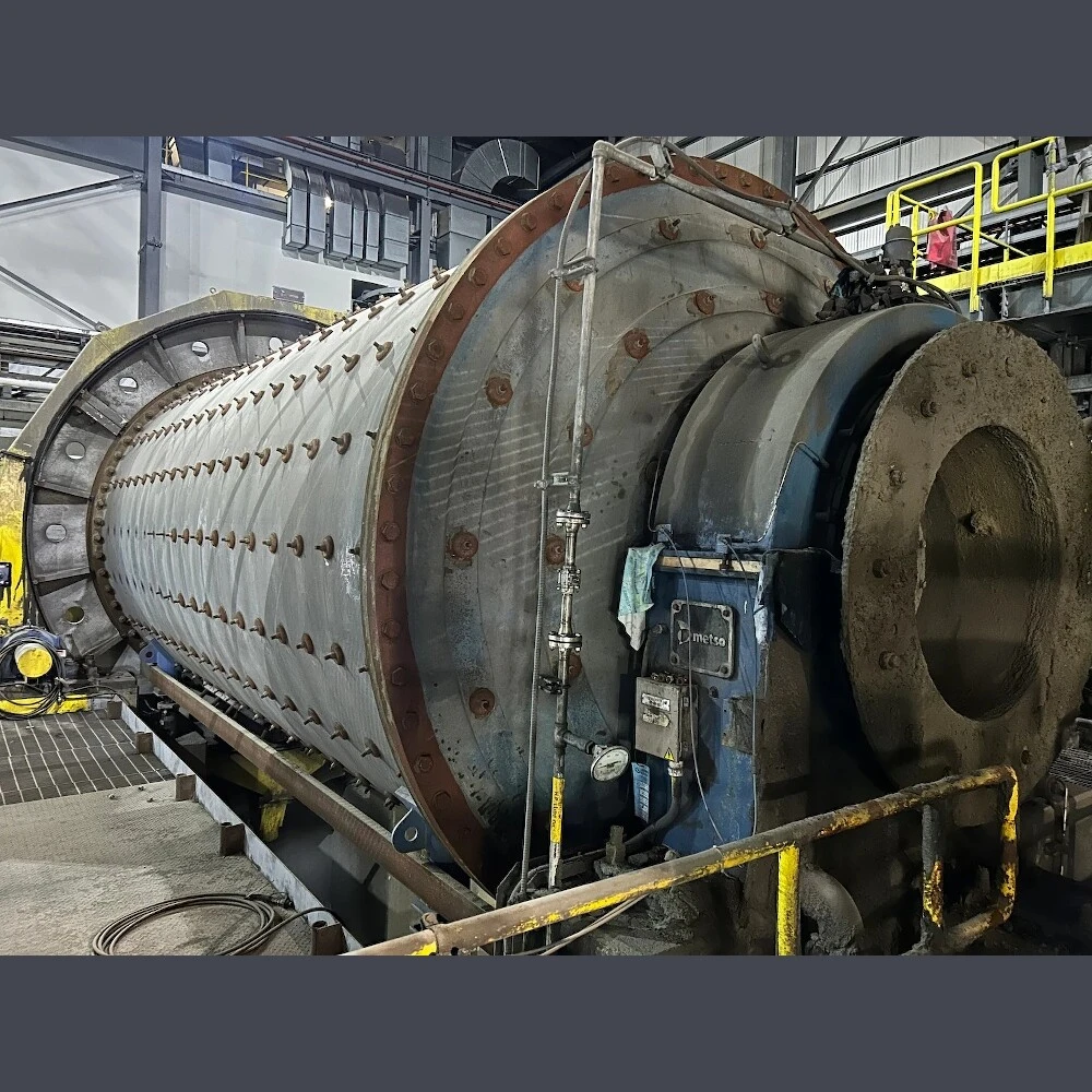 Metso 11.5ft Dia. x 22ft Long Ball Mill
