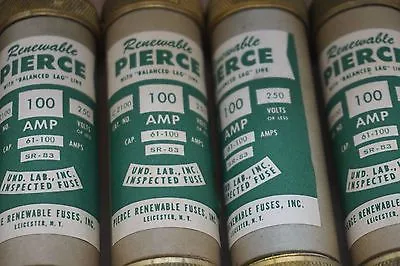 4 NEW PIERCE C-2100 FUSES C2100