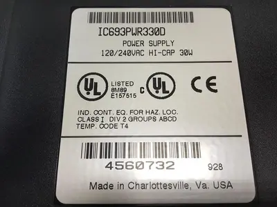 USED FANUC IC693PWR330D SYSTEM