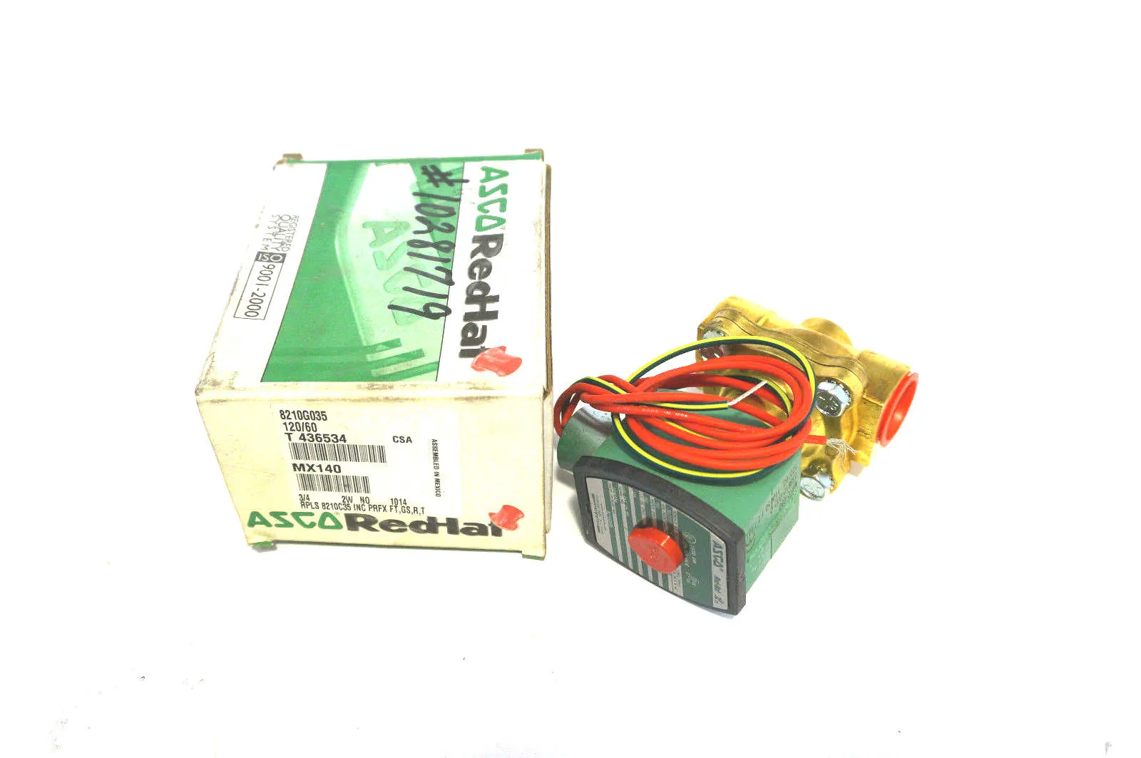 NEW ASCO 8210G035 VALVE 120/60