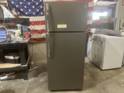 USED GE FREEZER ON TOP