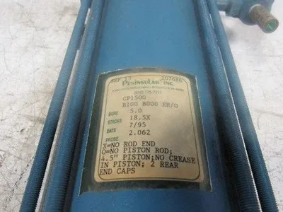 Peninsular CP1500 B100 B000 er/0 Booster Cylinder 5" Bore 18" Stroke