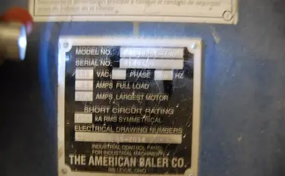 USED AMERICAN BALER PAC4029E-730