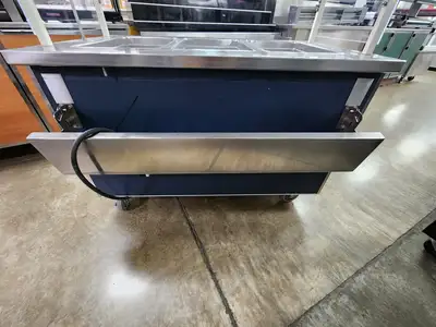 Used Falcon Restaurant Supply Used 3 Open Well Digital Controls Steam Table w/under cabinet storage Steam Tables (Food) Illinois US | Falcon Restaurant Supply #1376661