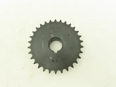 Finished Bore S40 B 30H Roller Chain Sprocket 30 Tooth #40 1-1/4"ID Lot of 2
