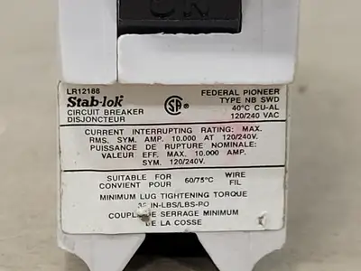 USED FEDERAL PIONEER NB115