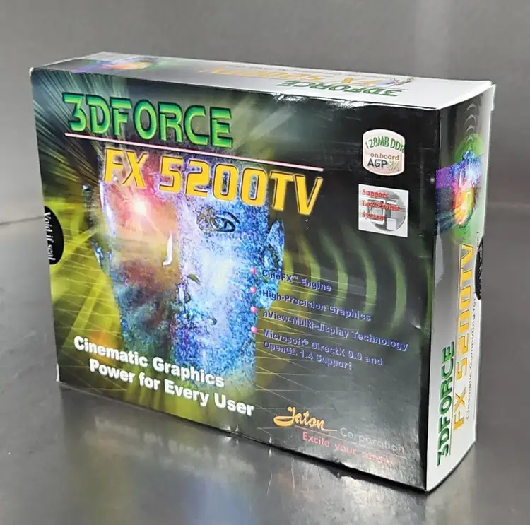 Used Jaton 3DFORCE FX-5200 TV 82208D/V5 Graphics/Video Cards South Carolina US | Palmetto Automation #1158580