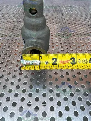 USED KUNKLE VALVE 6010DDM01 SAFETY RELIEF VALVE 3/4" , 180 PSIG