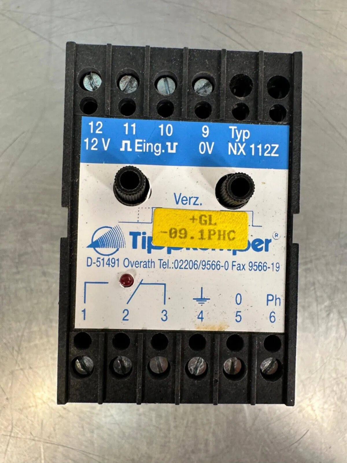 Tippkemper NX-112-Z Power Supply 110VAC 40mA (4B-29)