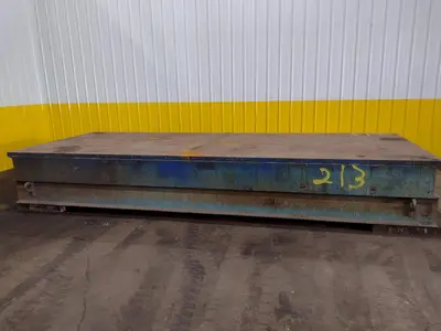 16' X 6' X 26"H HEAVY DUTY STEEL TOP WELDING LAYOUT TABLE: STOCK #18978