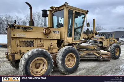 Used 1988 CHAMPION 720A Motor Graders Indiana US | Proxy Equipment #1383629