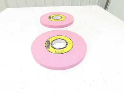 TRU-MAXX 06292015 Surface Grinding Wheel 12"Dia 1"Thick 3"Arbor 46 Grit Lot of 2