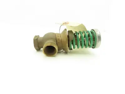 Johnson Controls V-3752-6007 1/2" Steam Union Angle Valve 3-6 PSI *READ*