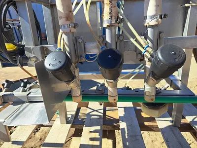 Filler, Stainless Steel, 3-Head, Liquid Juice, 100 Pounds #C745399