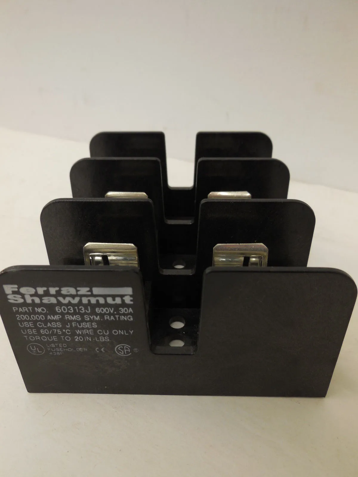NEW FERRAZ SHAWMUT 60313J FUSE BLOCK