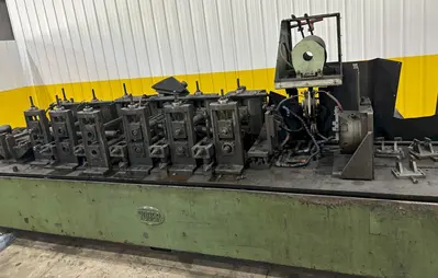 9 STAND X 2" YODER M2 ROLLFORMER / TUBE MILL: STOCK #21145