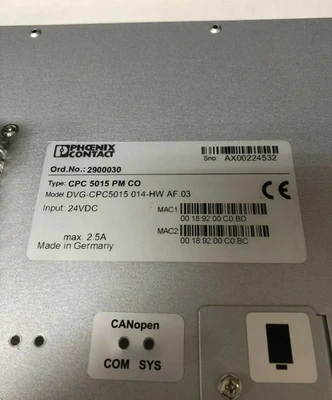 USED Phoenix Contact CPC 5015 PM CO