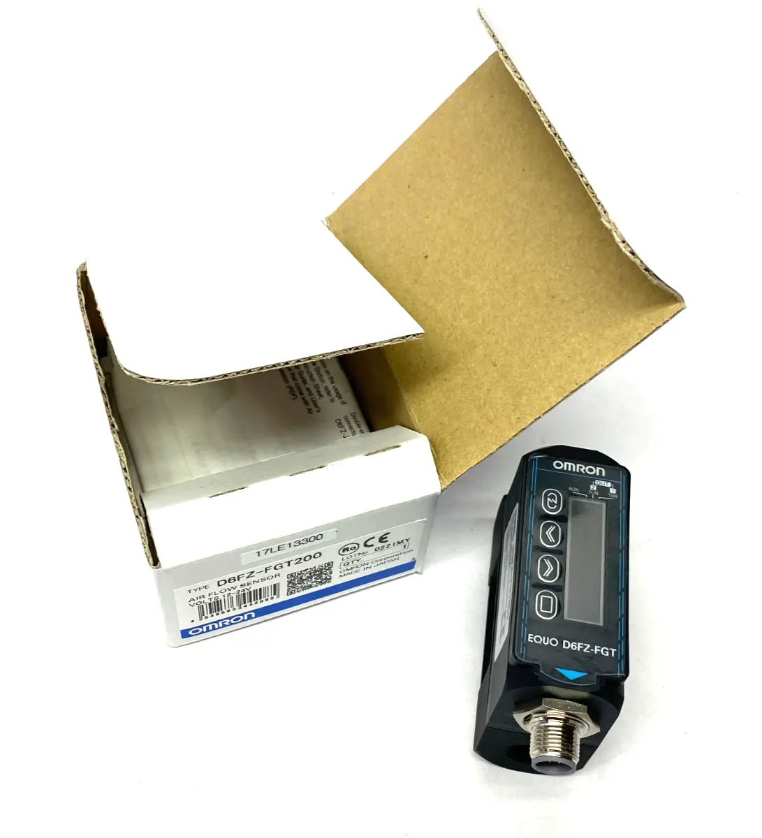 New | in-Stock OMRON DIGITAL AIR FLOW SENSOR 11-SEGMENT DISPLAY, 12-24V Flowmeters | Maverick Industrial Sales #1104887