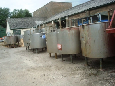 600L S/S JKTD Enclosed Mixing Tank