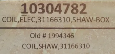 NEW SHAW 311663-10 BRAKE COIL 10304782 70-00-0008 31166310