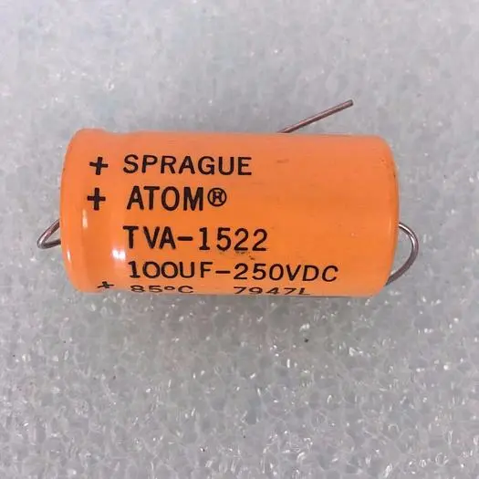 CAP. ELECTROLYT 100UF 250VDC  TVA-1522