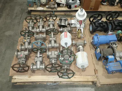 4 PALLETS OF ASSORTED VALVES