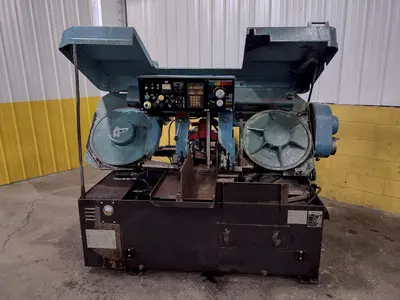 16" X 16" AMADA MODEL #HFA-400W AUTOMATIC HORIZONTAL BANDSAW: STOCK #15398