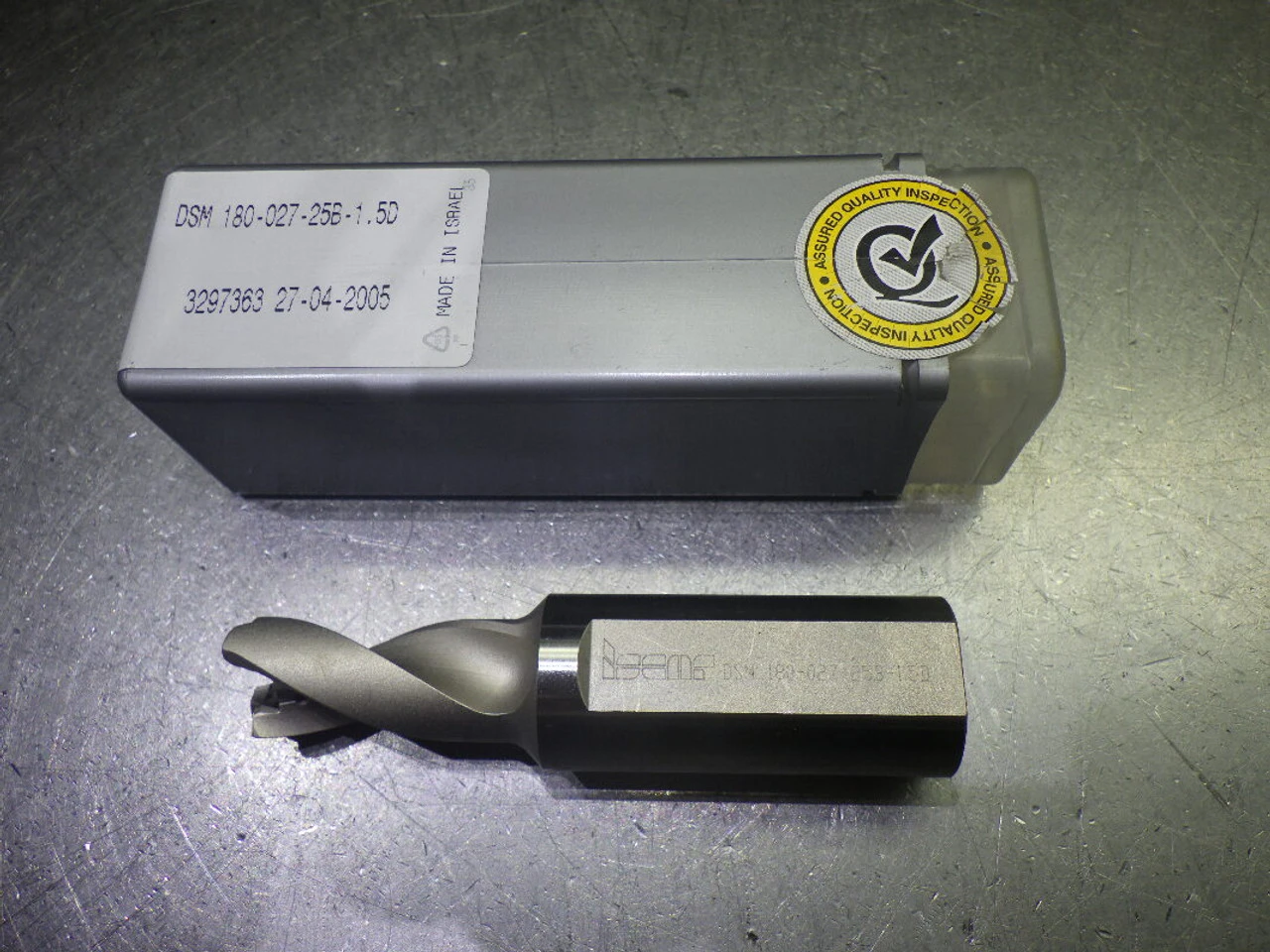 Iscar Coolant Thru Indexable Drill 25mm Shank DSM180-027-25B-1.5D (LOC2293A)