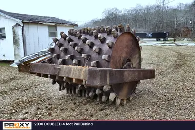Used 2000 DOUBLE D 4 FOOT PULL BEHIND Trench Rollers Alabama US | Proxy Equipment #1385189