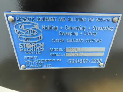 Used STORCH _UNKNOWN_ Conveyor Parts Indiana US | Arrow Industrial #1366805