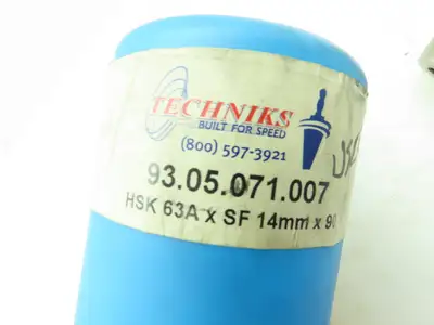 Techniks Shrink Fit Chuck Tool Holder HSK63A Taper Shank 14mm x 90mm