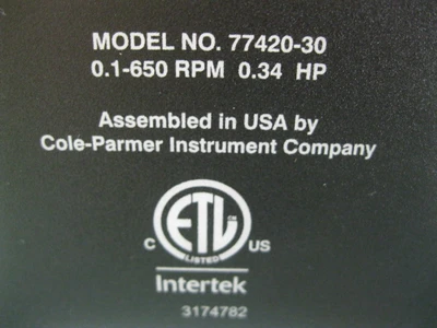 USED Cole-Parmer 77420-30